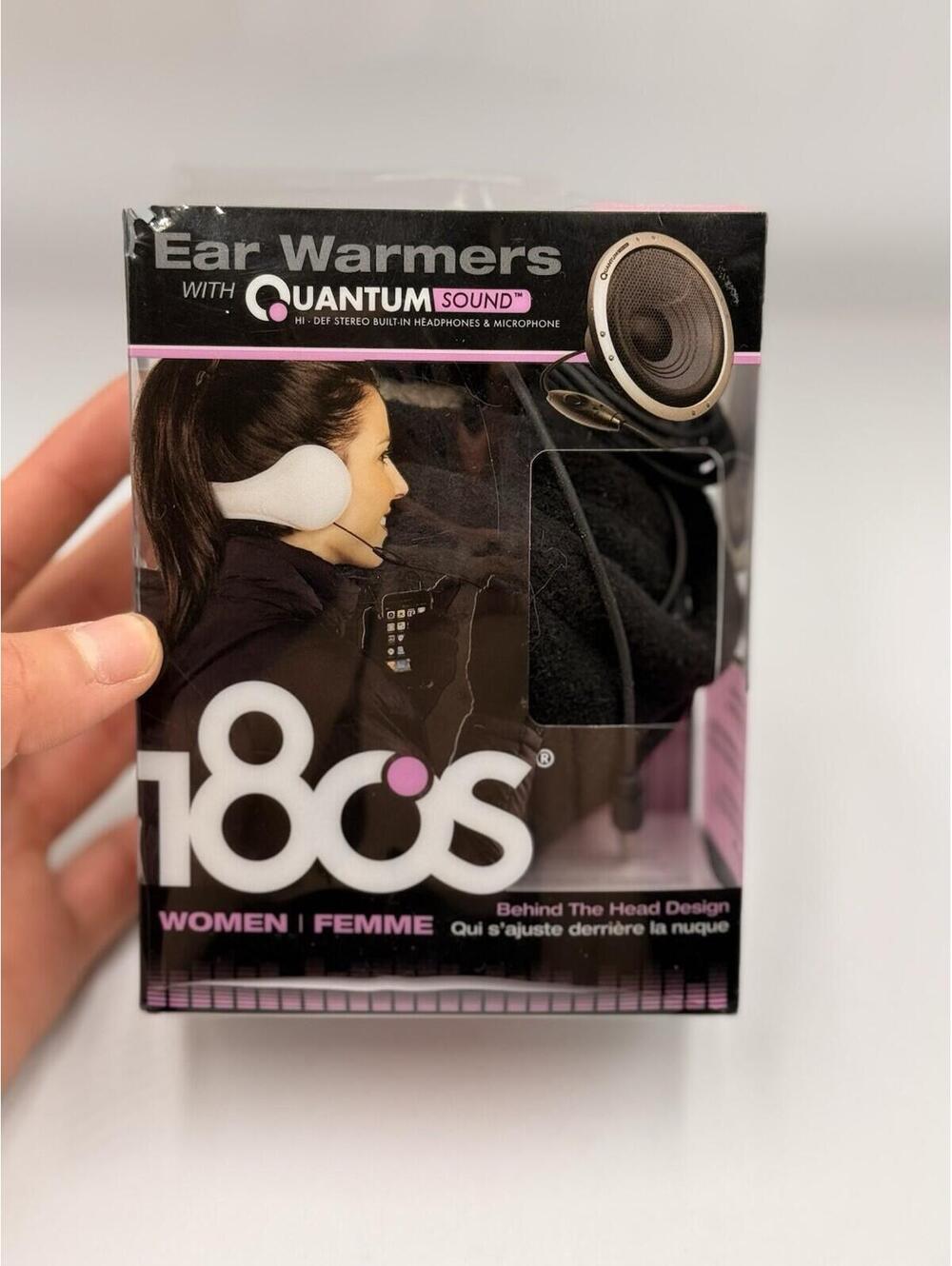 180s Women’s Behind The Ear Ear Warmers Black